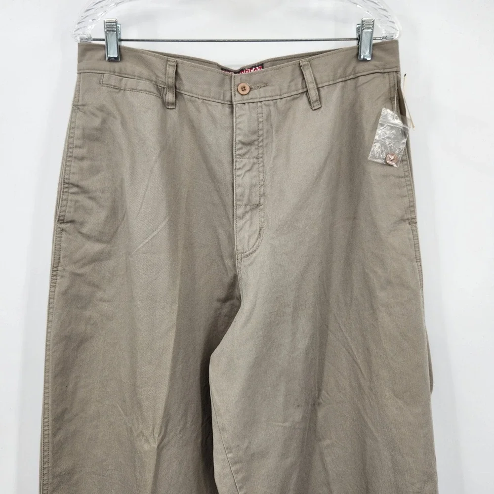 NWT Vintage Introspect Umungus Baggy Khaki Pants 90s Skate Streetwear 34x34 Y2K